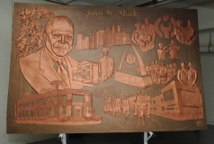 John Mack finished bas relief