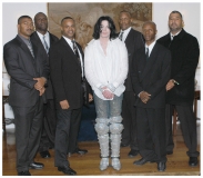 Michael Jackson and Nijel's security team